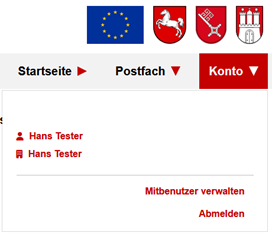 Auswahl Konto ERNI